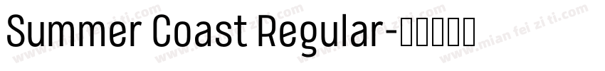 Summer Coast Regular字体转换